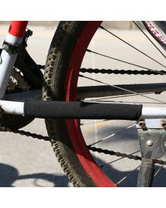 1-10PCS Bike Frame Chain Protectors - Neoprene Cycling Guards for Black Polyester Chain Protection Universal Bicycle Accessories