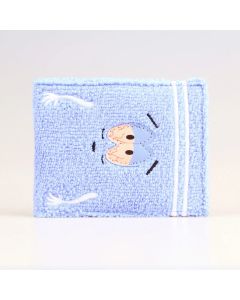 Towel cloth embroidered anime fashion wallet, designer personalized ID card holder