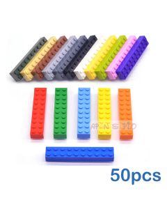50pcs 2x10 Dots DIY Building Blocks Thick Bricks 16Color Educational Creative Compatible With 3006 Plastic Toys for Children