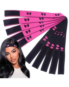 Fashion Hair Elastic Band For Wigs Adjustable Edge Scarf Elastic Headband With MagicTape for Women Lace Wigs