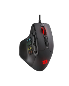 Redragon M811 Aatrox MMO Gaming Mouse, 15 Programmable Buttons Wired RGB Gamer Mouse w/ Ergonomic Natural Grip Build