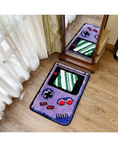 LAKEA Hand-held Game Device Tufted Rug GameRoom Funny Childhood Memories Flocking Carpet Floor Anti Slip Doormat Aesthetic