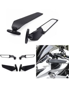Adjustable Rotating Rearview Mirror for Motorcycle, Modified Wind Wing Mirrors, Honda CBR650, CBR600RR, YAMAHA, Kawasaki, BMW