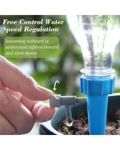 Automatic Drip Irrigation System Self Watering Spike for Flower Plants Greenhouse Garden Adjustable Auto Water Dripper Device