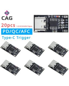 1-20PCS PD/QC/AFC Type-C Decoy Board USB Boost Module PPS/QC4  FCP AFC Type-C Trigger Polling Detector Power Fast Charging