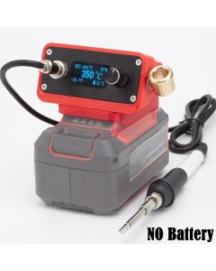 T12 Soldering Iron Cordless Soldering For Ozito 18V Lithium Battery Electric Digital Soldering Station DIY Repair(NO Battery )