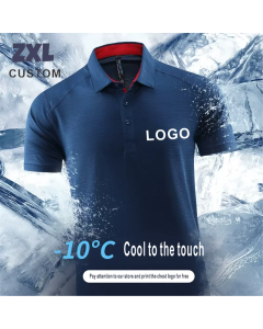 2023 Quick-drying Sports Polo Shirt Custom Design Company Brand Logo/Print Embroidery Breathable Lapel Short Sleeve Tops S-4XL
