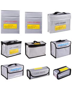 Fireproof Guard Battery Safe Bag Fireproof for RC Car Drone Batteries Travel Storage Charging