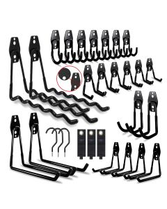 Heavy Duty Metal Hook Garage Organizer Wall Mount Anti-slip Bicycle Hanger Hooks Storage Hook For Ladders Garden Tool