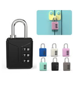1pc  Password Lock Combination Lock 4 Digit Make Of Plastic Outdoor Waterproof  Padlock For School Gym Locker, Sports Locker.Fen