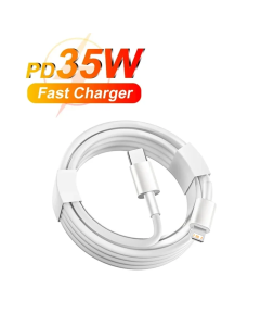 10ft 3m Ultra Long 35W PD Fast Charging Cable for iPhone 11 12 13 14 Pro Max X XR XS 8 Plus Rapid Charger Data Transfer Cable 2m