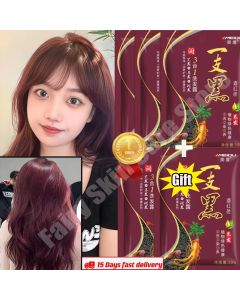Natural Herbal Hair Dye Shampoo 3 in 1 Hair Color Shampoo Non-irritating Lasting Repair Nourish Gray White Hair Care Women Men