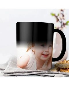 Custom Your Own Design Color Changing Mug, Photo Magic Mug, Gift to Dad Mom Kids, Birthday Surprise Gift Mug