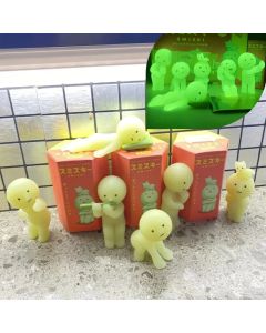 Smiski Luminous Elf Living Room Series Blind Box Luminous Doll Desktop Ornament Corner Biology Birthday Christmas Gift Toy