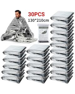 1-10PCS Emergency Blanket Outdoor Survive First Aid Military Rescue Kit Windproof Waterproof Foil Thermal Blanket for Camping
