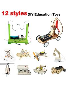 DIY Physical Scientific Experiments Circuit Kit  ABS Electronic Components Children Educational Manual Toys Random Color