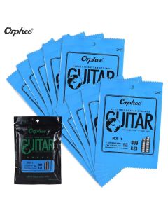 Orphee RX-1 Single String Replacement for Electric Guitar 1st E-String (.009) 10Pcs Nickel Alloy Super Light Tension Accessories