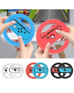 2 pcs/Lot Racing Steering Wheels for Switch OLED Joy con Controller NS Handle Grips for NS Switch Gaming Accessories
