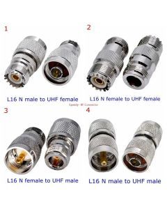 1Pcs UHF SO239 PL259 SO-239 PL-259 Male Female To N Type Male Female Straight Connector UHF To N Male Female RF Brass Copper