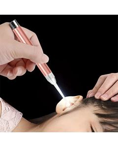 Luminous Ear Scoop, Stainless Steel Ear Scoop with Light, Luminous Ear Cleaner, Visual Ear Picking Tool