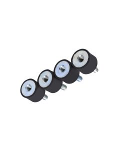 4x Rubber Mounts Shock Absorber Anti Vibration Silentblock Bobbins M6