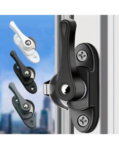 Crescent Shaped Two-way Lock Window Handle With Installation Screws Alloy Sliding Doors And Windows With Safety Lock Accessories