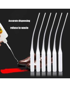 Glue Micro-Tips Plastic Glue Bottle Tips Glue Extender Precision Applicator Dropping Tube Nozzle For Crafting Lab