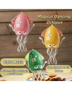 Interactive Dancing Octopus Electronic Pet Luminous Fidget Toy Stress Relief Antistress Toy for Toddlers Babies Children&Adults