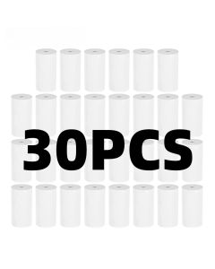 57*25mm Thermal Paper 30 Rolls White Children Camera Instant Print Kids Camera Printing Paper Replacement Accessories Parts
