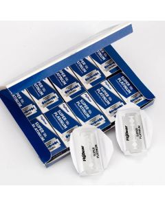 100PCS Stainless Steel Material Durable Barber Shaving Blade Double Edge Safety Razor Extra Stainless Blades