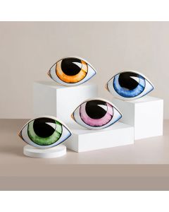 Nordic Style Ceramic Devil's Eye Home Decor Eye Abstract Ornament Sculpture Statues Study Room Abstract Decoration Gift Giving