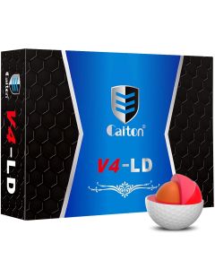 Caiton Pro Golf Balls - 4 Layers, DuPont Surlyn, Adds 30 Yards, Tournament Performance, Great Feel (12/6/3 Pack)