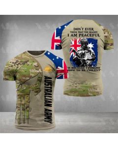 Australia Flag Skull Graphic T Shirt for Men Clothing Aussie Flag T-shirt Forest Jungle Camouflage Tee Shirts Short Sleeve Tees