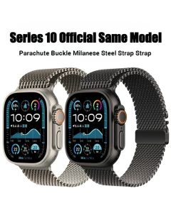 Milanese Loop Strap for Apple Watch Ultra 2 Band 49mm 45mm 46mm 44mm 42mm 41mm 40mm Bracelet IWatch Series 11 10 9 8 7 6 5 SE