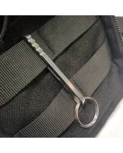 Outdoor EDC Multifunction Tool Wallet Stainless Steel Keychain Key Ring Clasp Carabiner Money Clip Camping Accessories