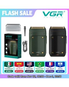 VGR V-353 Shaver Professional Razor Electric Shaving Machine Portable Beard Trimmer Rechargeable Razor Mini Shaver for Men