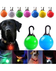 LED Glowing Pendant Flashlight Dog Cat Collar Pet Leads Glow  Accessories  Bright Necklace Luminous Collar  Night Safety Decor