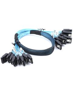 4/6/8 Pcs SATA Cable Set 4/6/8 Set SATA 3.0 Cable PC SATA Cabl SAS 7Pin 6Gbps Data Cable for Hard Disk SSD Drive NAS Server Host