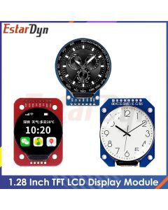 1.28 inch TFT LCD Display Module Round RGB IPS HD 240x240 Resolution GC9A01 Driver 4 Wire SPI Interface Adapter Board