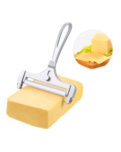 Aluminum Alloy Cheese Slicer with Wire Adjustable Thickness Cheese Butter Cutter  for Soft and Semi-Hard Cheeses Kitchen Gadgets