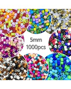 5MM 1000PCs Pixel Puzzle Iron Beads for kids Perler Hama Beads Diy High Quality Handmade Gift toy Fuse Beads