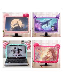 Cute Dust-proof Computer Surrounding Notebook Monitor Decorative Cover Protective Cover