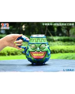 19cm Yu-gi-oh! Duel Monsters Pot Of Greed Anime Action Figure Statue Ornament Cup Model Garage Kit Doll Toys Gift Cool