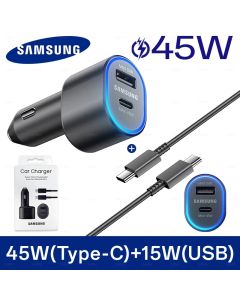 60W Samsung USB Type C Car Charger PD Super Charging Galaxy S25 S24 S23 S22 Ultra 45W 15W Charger Samsung Z Fold 5 4 Flip in Car