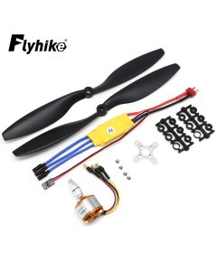 A2212 1000KV 2200 Brushless Outrunner Motor +SimonK 30A ESC+1045 Propeller(1 pair) Quad-Rotor Set for RC Aircraft Multicopter