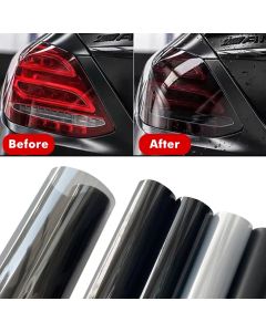 Gloss Transparent Light Black Smoke PVC Film Tint Headlight Taillight Wrap Cover Film Foil Sticker Cover Armored Film for Cars