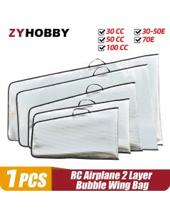 1Pc 2 Layer Bubble Wing Bag Protective Casing For 30E 70E 30CC 50CC 100CC RC Airplane