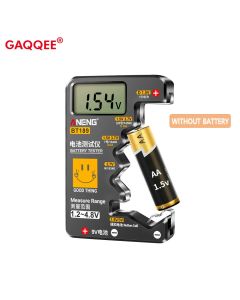 Ultra-small Battery Tester 9V AA AAA Button Cell Universal Household LCD Digital Display Battery Tester Power Bank Detector Tool