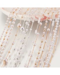 1Meter Pearl Beads Chains for Jewelry Making DIY