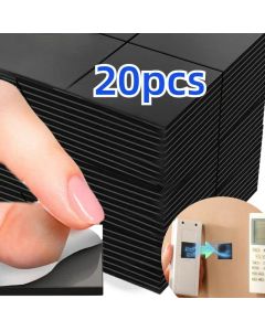 20PCS Square Magnetic Sheets Self Adhesive Magnets Soft Magnetic Sheet for Household Office Flexible Stickers Craft Fridge Decor